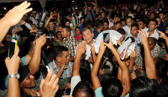 Manabí se despide de Rafael Correa