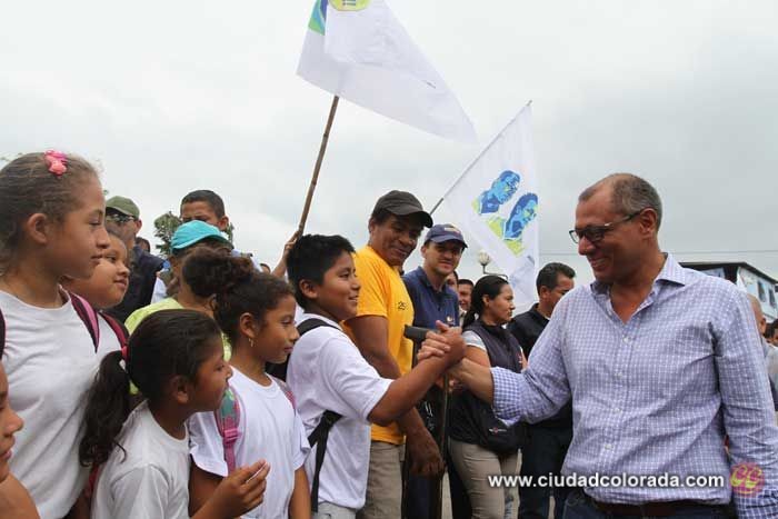 Jorge Glas, Santo Domingo, Quito, Gobierno, Inaugurar