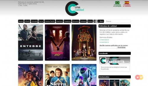 Aquí las 6 mejores páginas para ver películas gratis en español sin  descargar