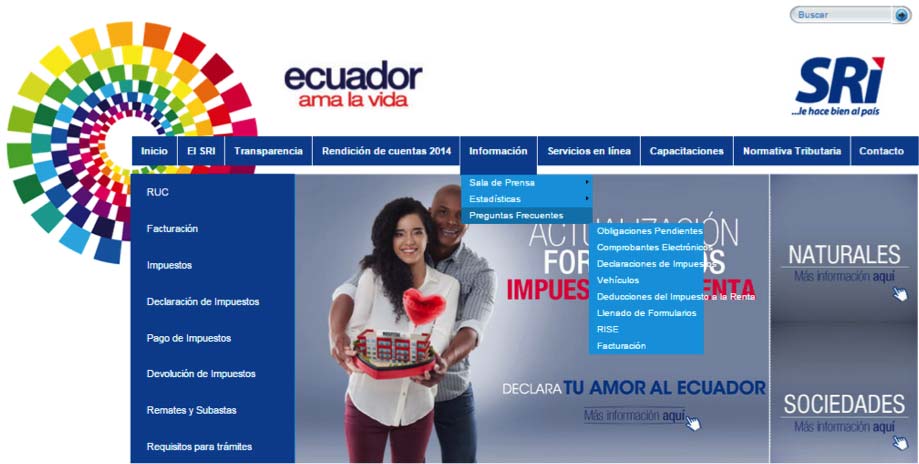 SRI SERVICIOS EN LINEA