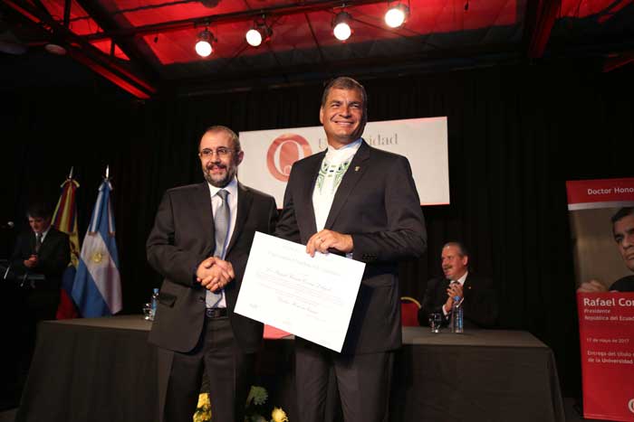 Doctorado Honoris Causa Rafael Correa