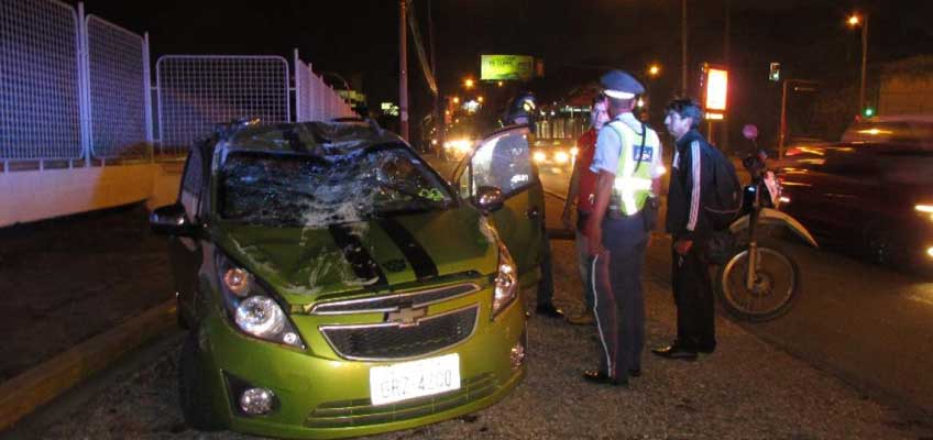 Accidente de tránsito en Guayaquil