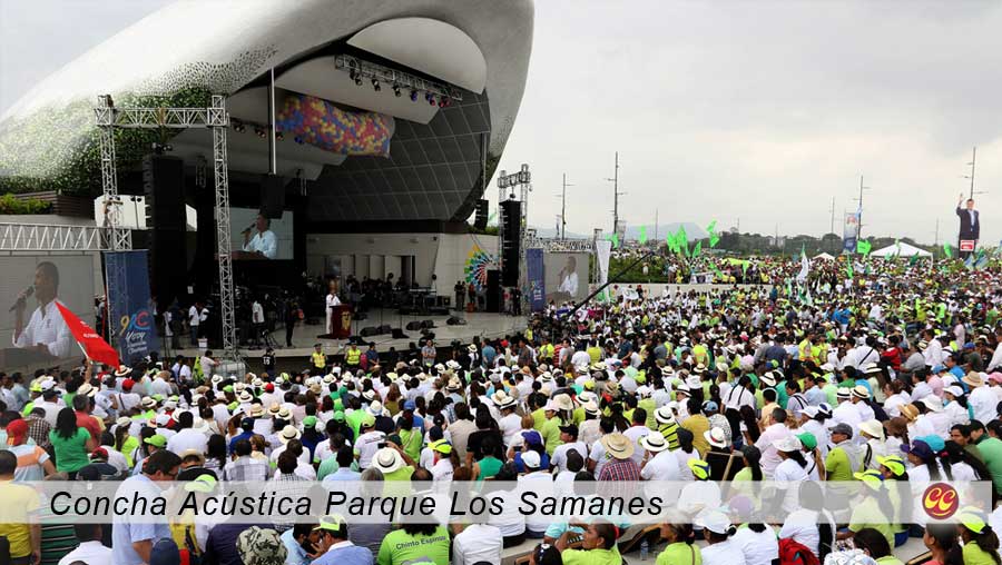 La concha acústica, en Guayaquil