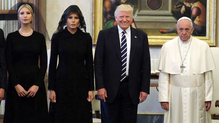 Papa Francisco recibe a Donald Trump en el Vaticano