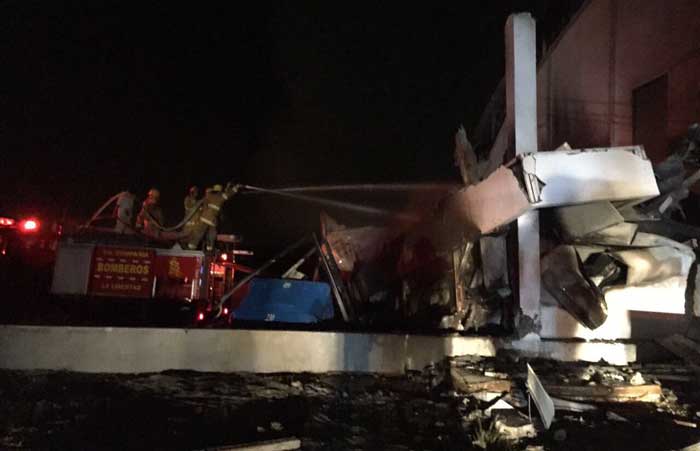 Incendio en Chanduy Santa Elena