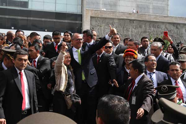 Jorge Glas comparece ante la Asamblea Nacional