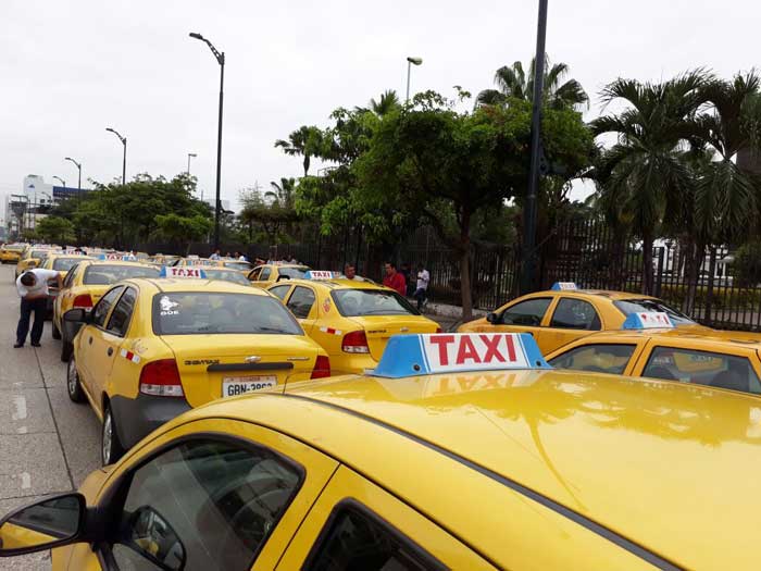 Taxistas en paro