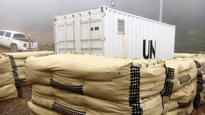 Las FARC entrega armas a la ONU