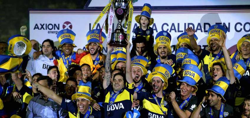 Boca Juniors celebra título