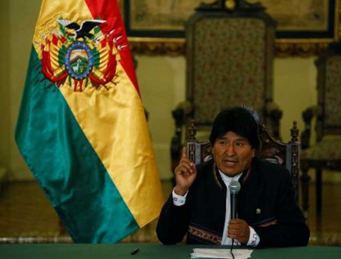 Pida disculpas por dar golpes de Estado le habla Evo Morales a Donald Trump