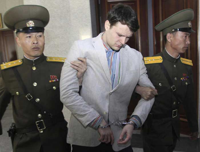 Otto Warmbier antes de su detención en Corea del Norte