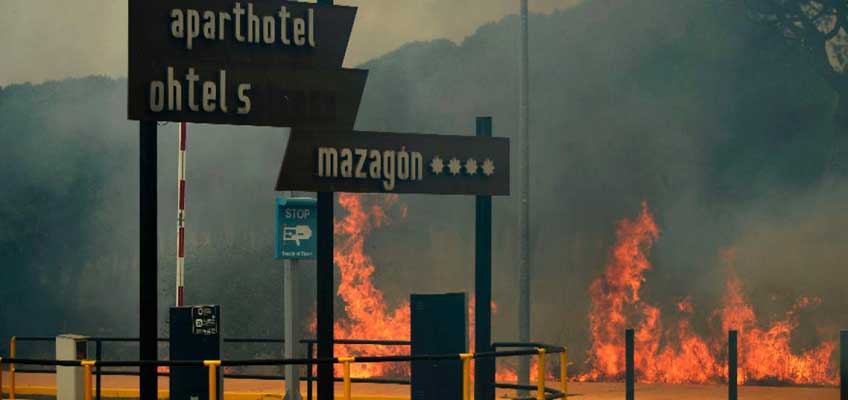 Incendio forestal en España