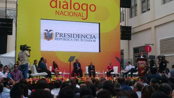 Lenín Moreno dialogo nacional