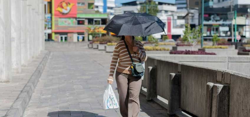 Niveles de radiación ultravioleta en Quito