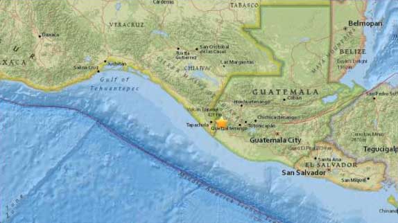 Sismo en Guatemala y México