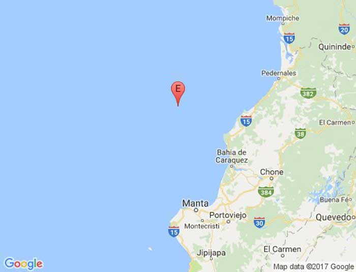 Temblor de 6,5 en las costas de Pedernales