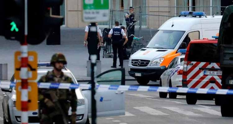 Explosión en estación de tren en Bruselas
