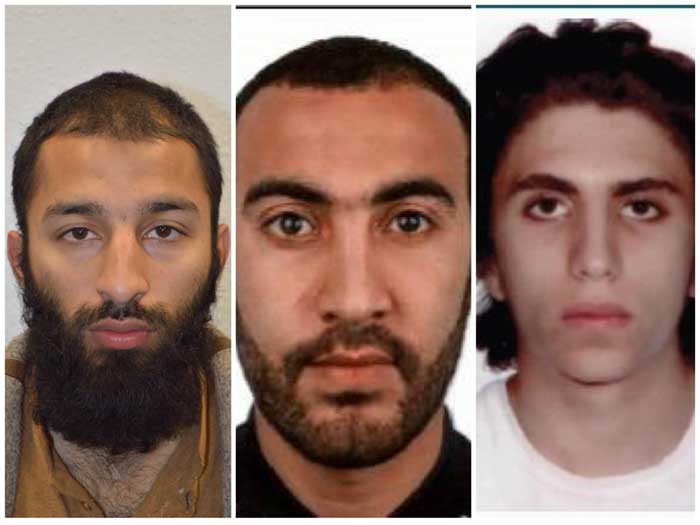 Identifican al tercer terrorista del atentado en Londres