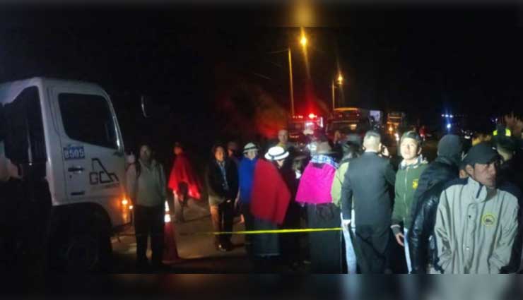 Accidente de tránsito en Chimborazo