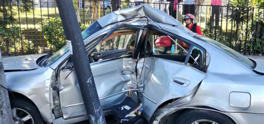 Accidente de Tránsito al norte de Quito