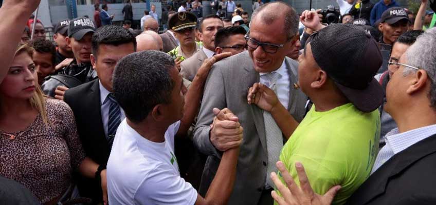 CAL analizará pedido de juicio político a Jorge Glas