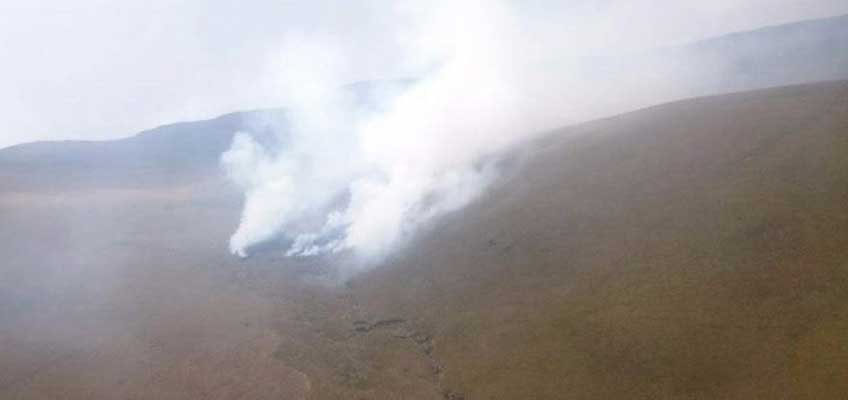 Incendio en Cerro Puntas - Quito