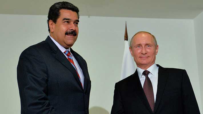 Nicolás Maduro dialoga con Vladimir Putin