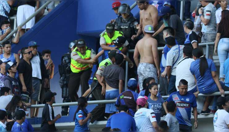 Seguridad en el estadio Capwell