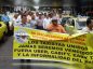 Taxistas se movilizan en Guayaquil para exigir salida de transnacionales