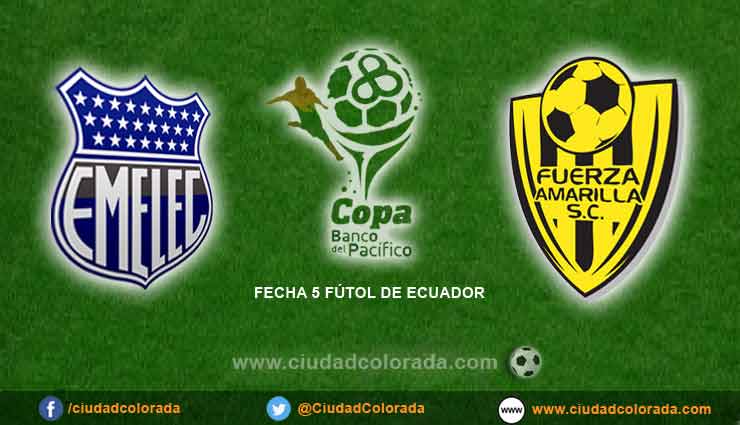 Emelec vs Fuerza Amarilla fútbol