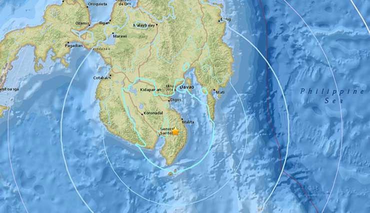 Sismo, Filipinas