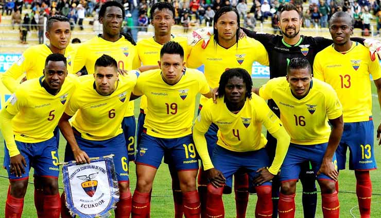 Selección Ecuatoriana, Ecuador, Brasil,