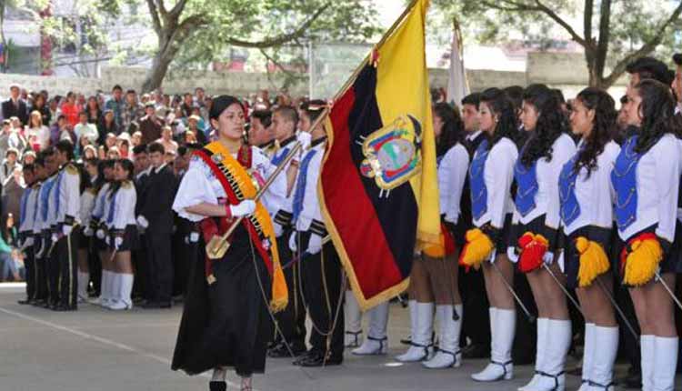 Juramento a la Bandera, Ecuador,