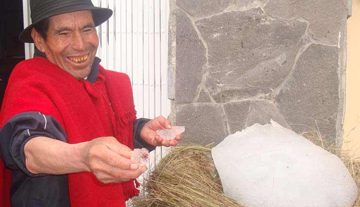 Baltazar Ushca, Ecuador, Chimborazo, Ultimo hielero,