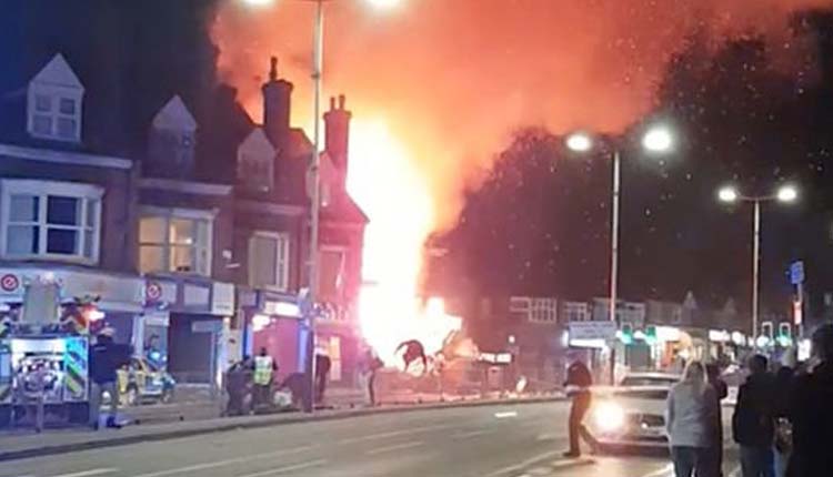 Reino Unido, Explosión, Leicester,