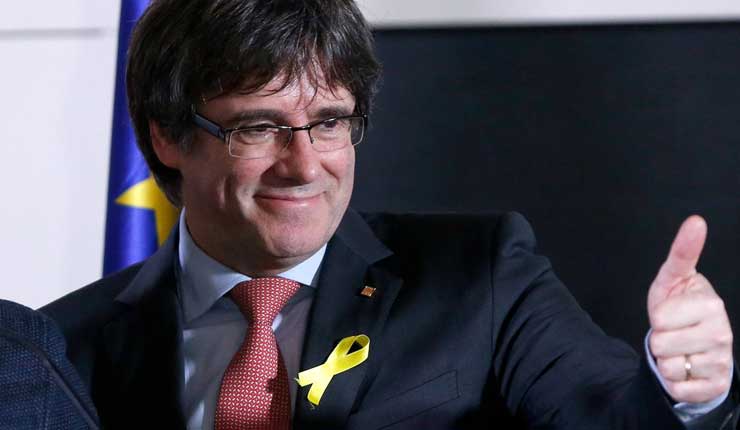 Alemania deja en libertad a Puigdemont y descarta el delito de rebelión