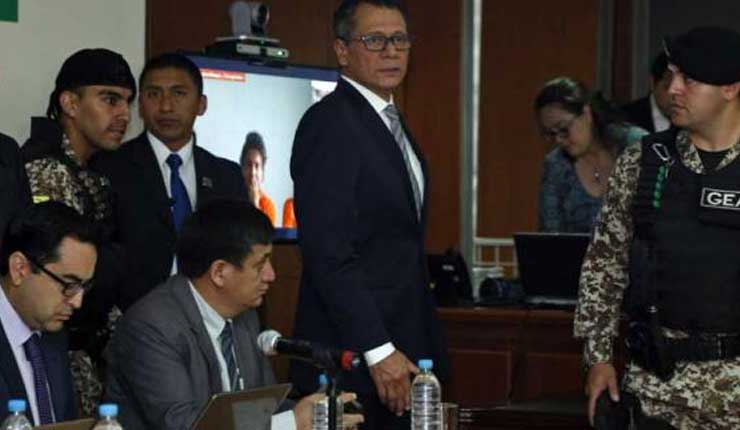 Suspendida audiencia de apelación caso Jorge Glas