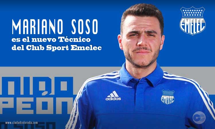 Mariano Soso es el nuevo Director Técnico de Emelec