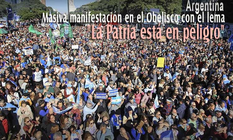 En Argentina multitudinaria marcha frente a la políticas de Macri y en rechazo a las negociaciones con el FMI