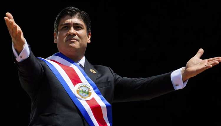 Costa Rica, Carlos Alvarado, Política,