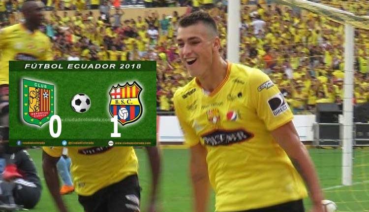 Al minuto 89' Juan Dinenno marcó el único gol para Barcelona