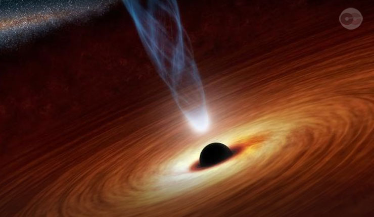 Agujero negro se come (destruye) una estrella