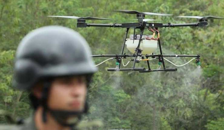 Colombia usará drones para rociar herbicida a campos de coca