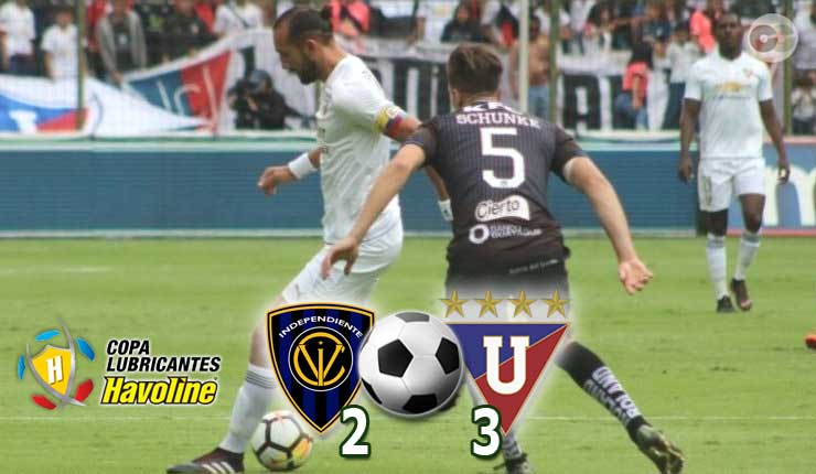 Liga de Quito se impuso 2-3 ante el equipo de Independiente del Valle en Quito