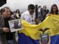 Llegan a Ecuador restos de periodistas asesinados por FARC