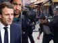 Guardaespaldas de Macron golpea a estudiante en París