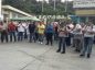 Con plantón, trabajadores del Hospital Neumológico de Guayaquil piden su reapertura