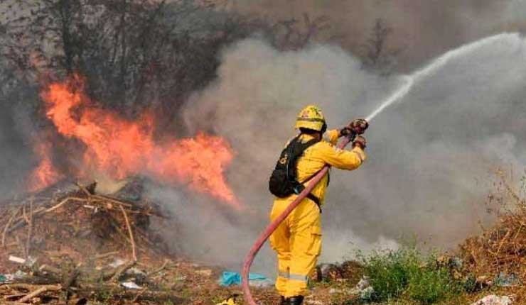 Bomberos controlaron incendio forestal en Guayaquil