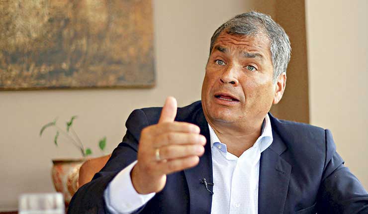 Policía Judicial envía orden de captura a expresidente Rafael Correa