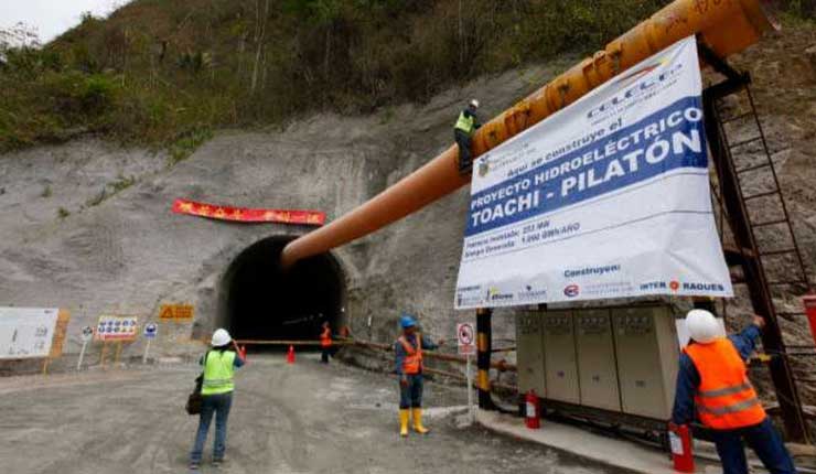 Al menos 2 años más demoraría la entrada en operación del proyecto Toachi Pilatón